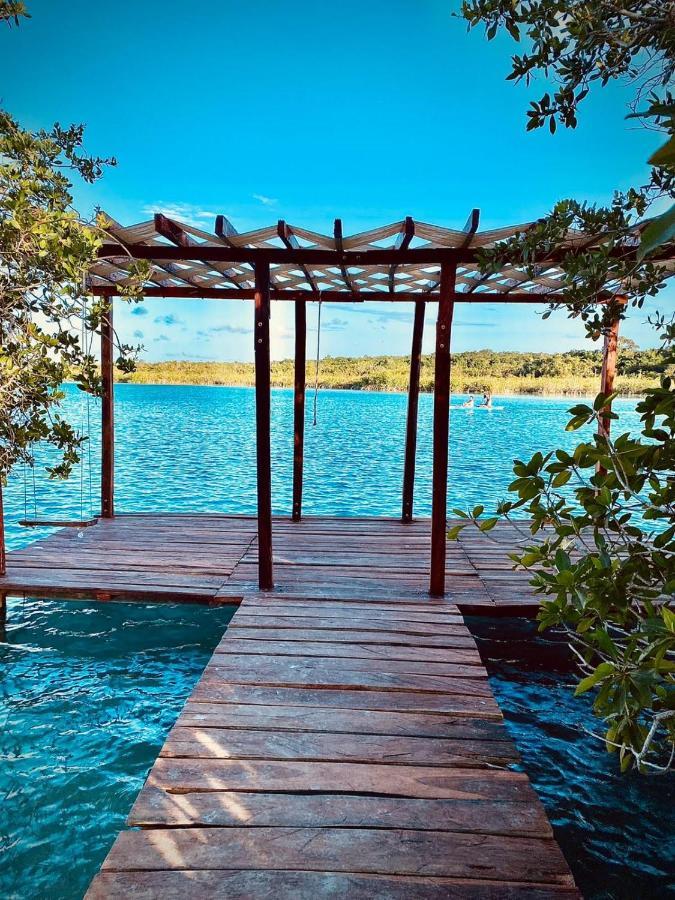 Hotel Y Beach Club Casa Mia Xulha -Bacalar Xul-Ha Екстер'єр фото