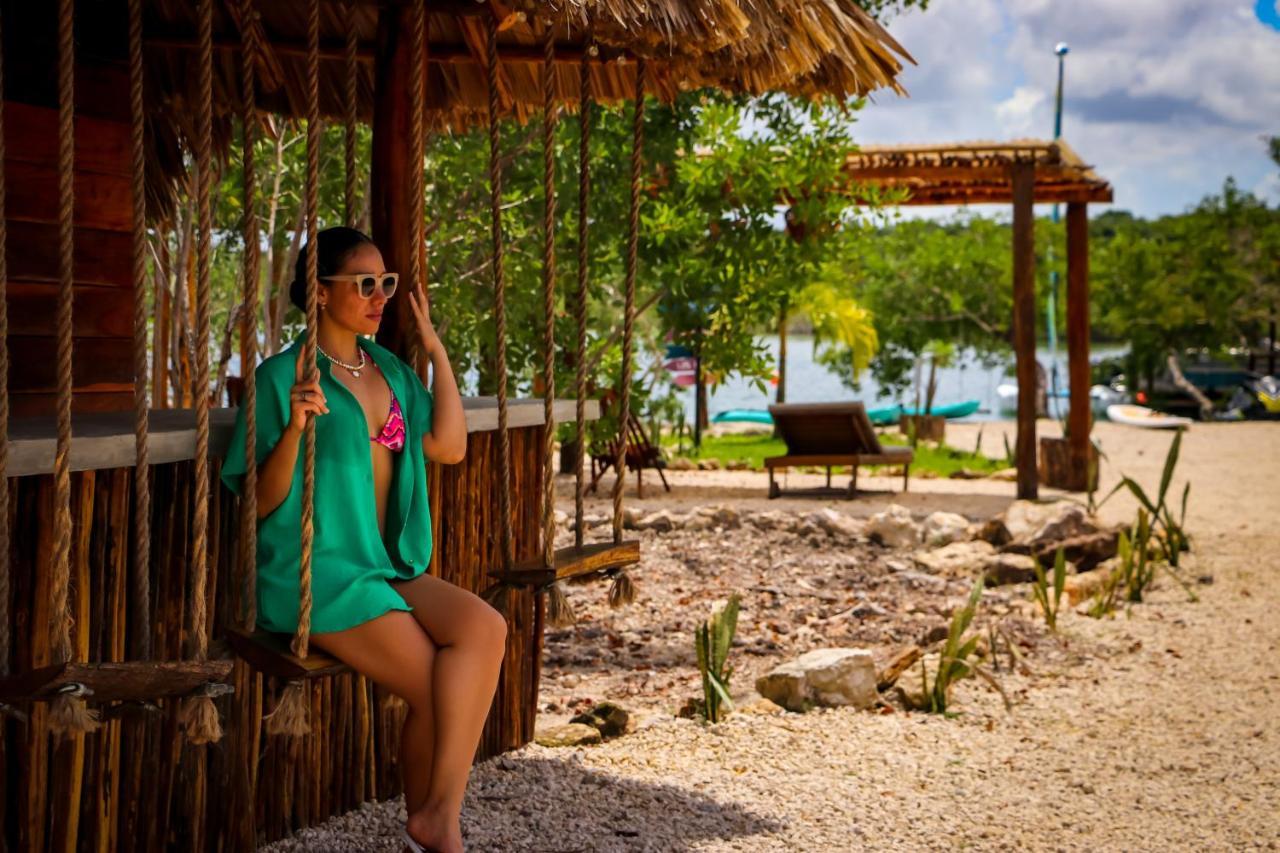 Hotel Y Beach Club Casa Mia Xulha -Bacalar Xul-Ha Екстер'єр фото